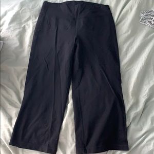 Cropped Lululemon wide legged pants